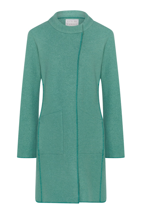 JACKIE O. Flattering Loose Unlined A-Line Coat