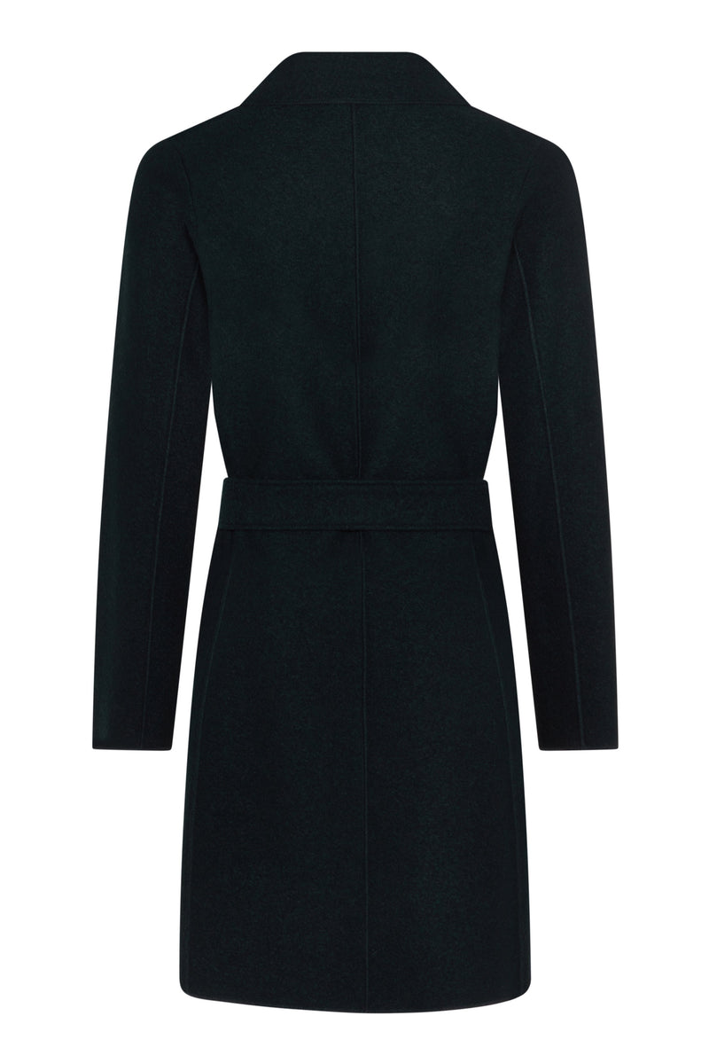 NOTTING HILL Mid Length Forest Green Classic Coat