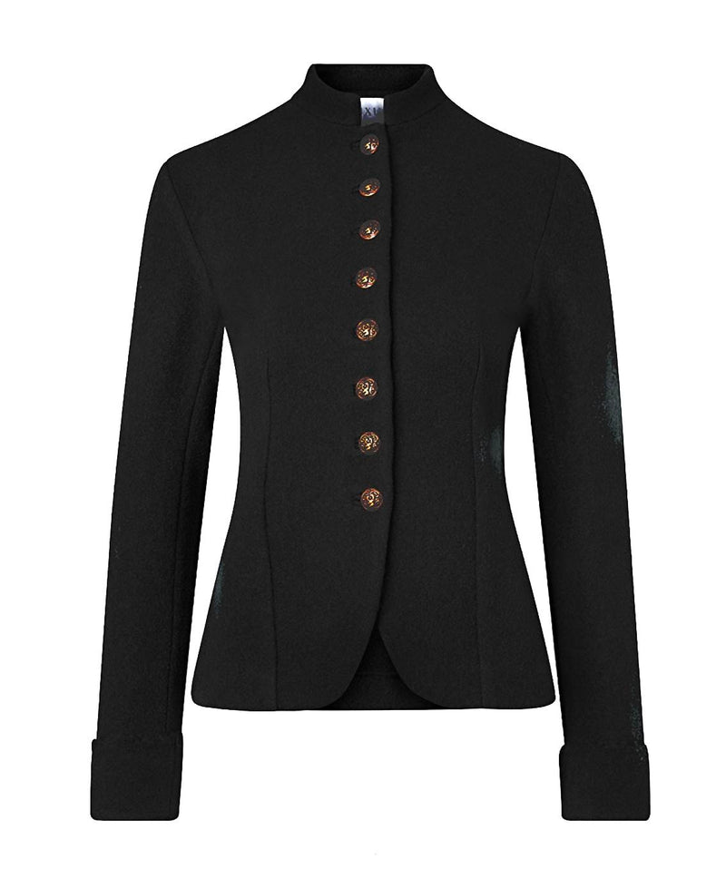 REGIMENTAL Black Wool Tailored Uniform Jacket
